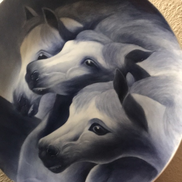 Large Arabian Horses Wall Plate Vintage Perfect - Picture 2 of 8